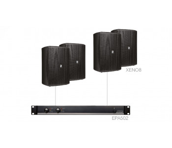 Акустическая система 4 настенных динамика XENO8x4 Audac 480Вт